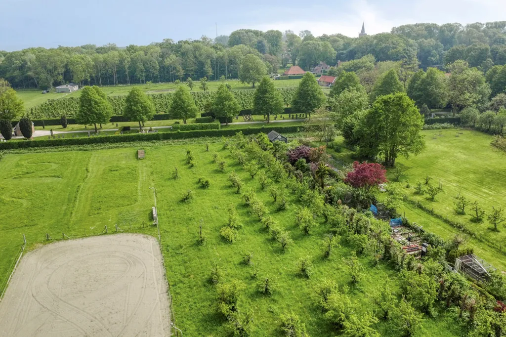 Vue aérienne - Characterful Detached House with Polder View in Ellewoutsdijk