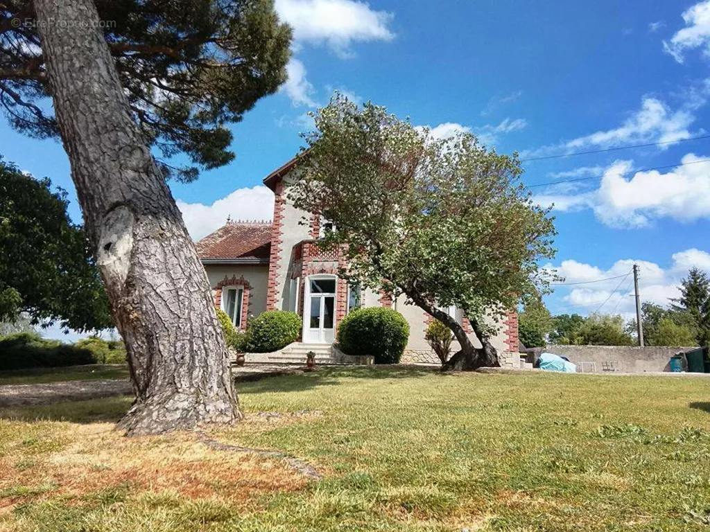 Exterior - Renovated Manor with Garden in Bélâbre