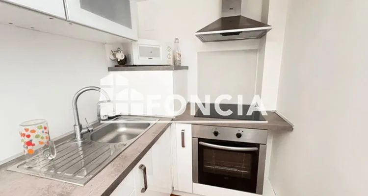 Cucina - Studio with Mezzanine in Rouen Centre
