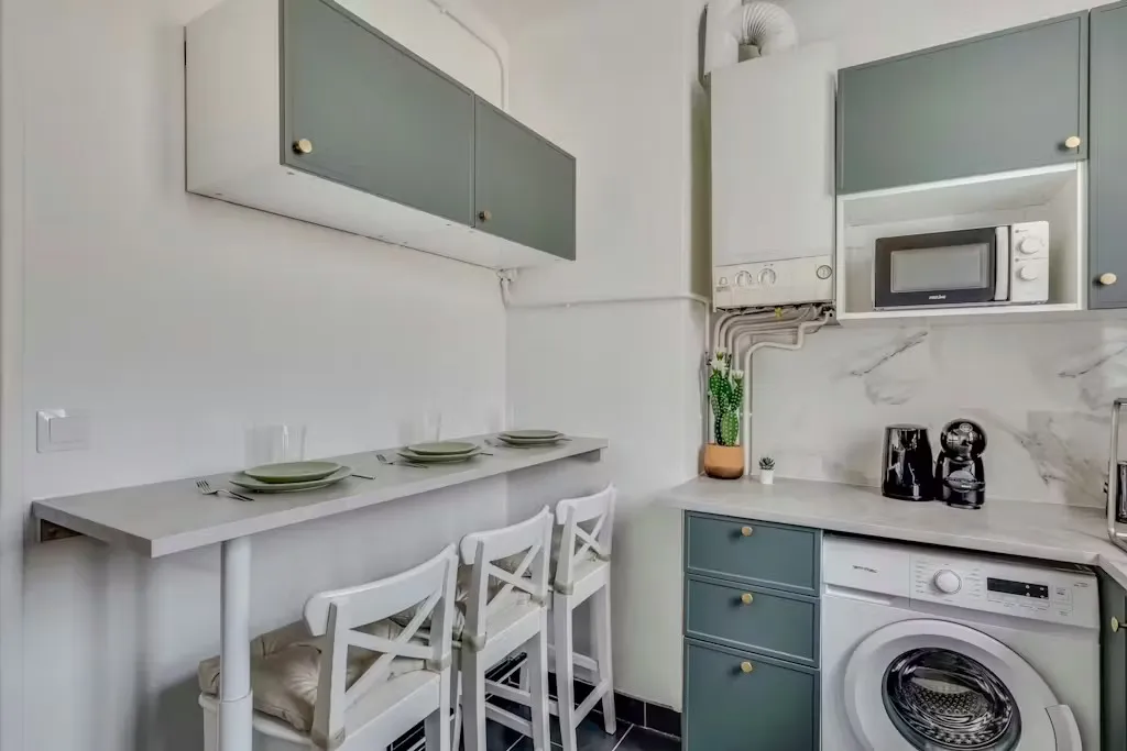 Cuisine - Appartement 1 pièces à Gentilly