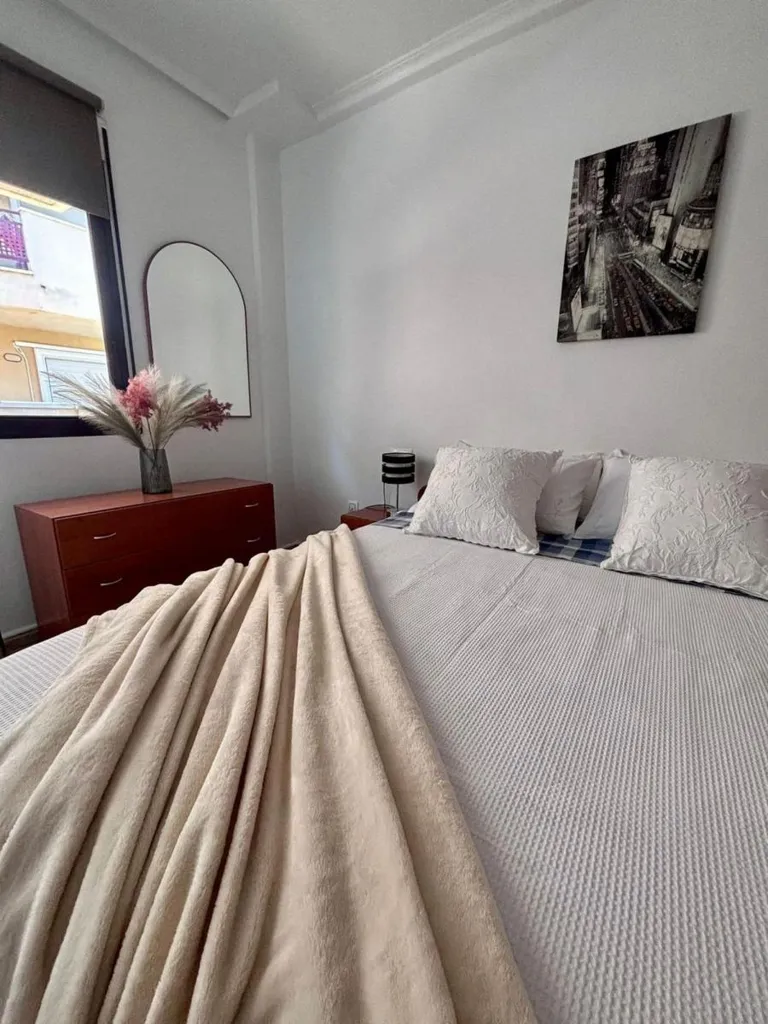 Bedrooms - 2-Bedroom Apartment with Terrace in Cabo Roig