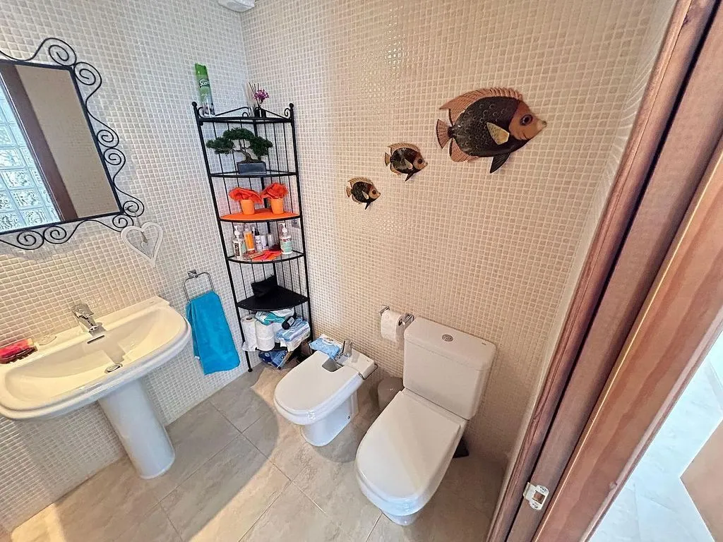 Bathrooms - Semi-detached House with Pool in Las Salinas