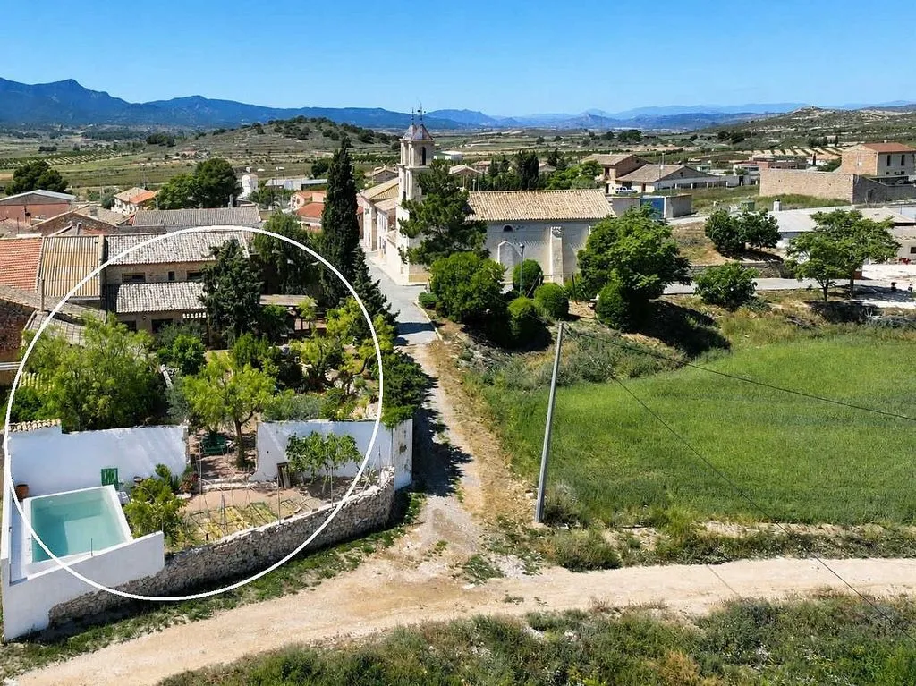 Vue aérienne - Rustic House with Pool in Torre del Rico