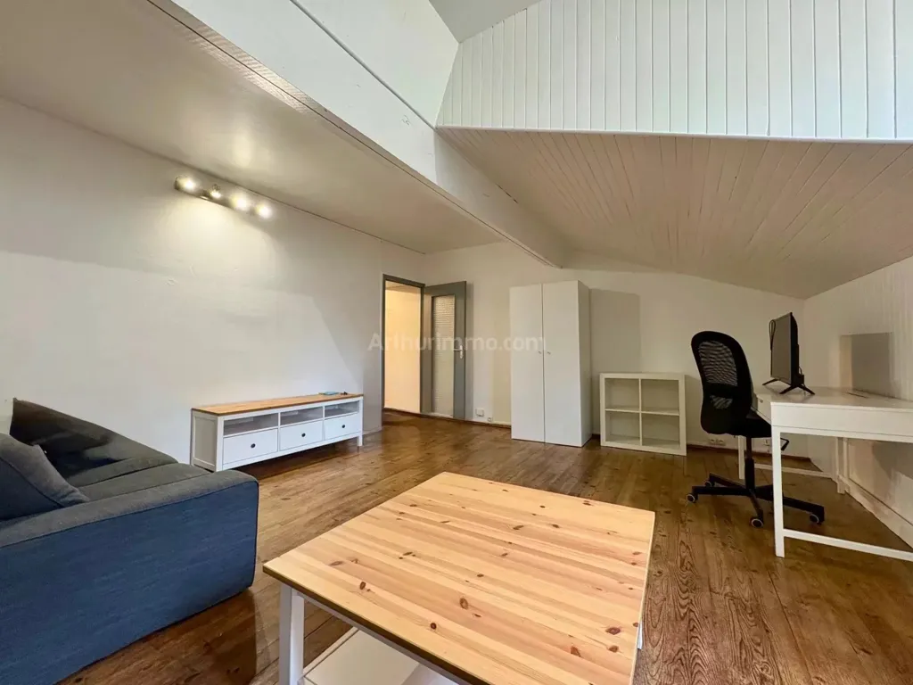 Séjour - Appartement T1 Bis Meublé au Centre de Grenoble