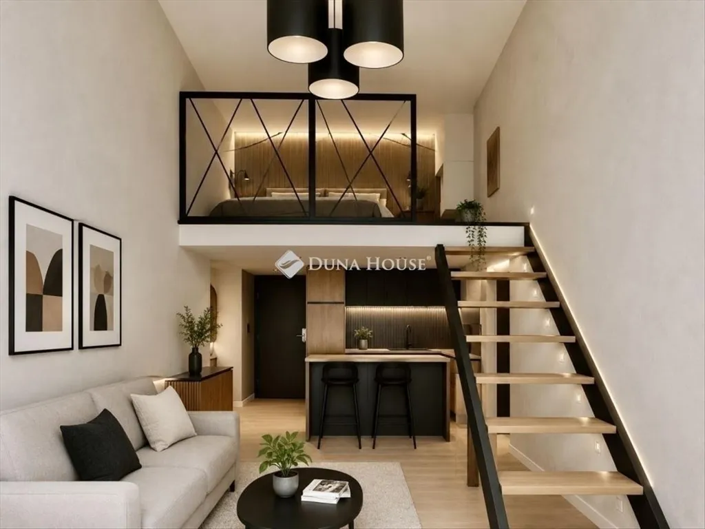 Elutuba - Modernised Gallery Flat in Budapest VI