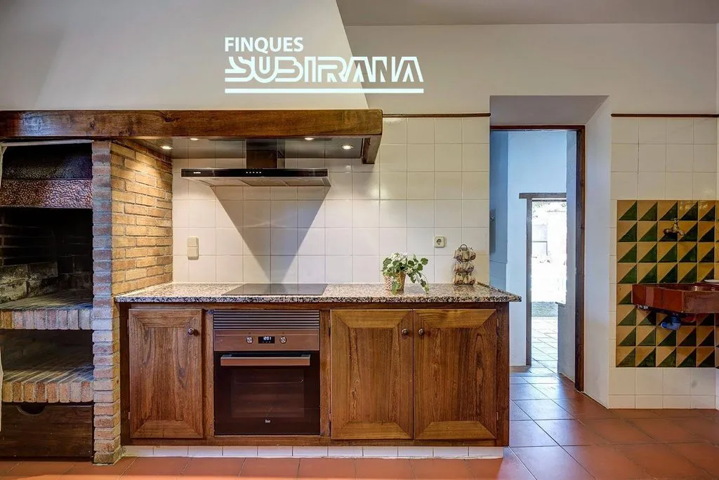 Cuisine - Restored Farmhouse with Pool in Igualada