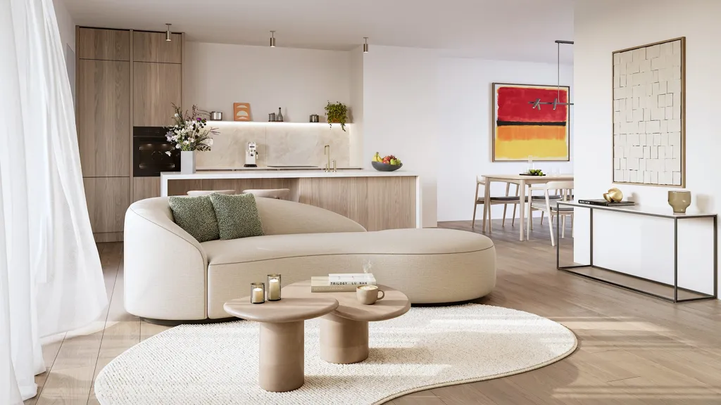 Wohnzimmer - New Apartments with Green Setting in Destelbergen