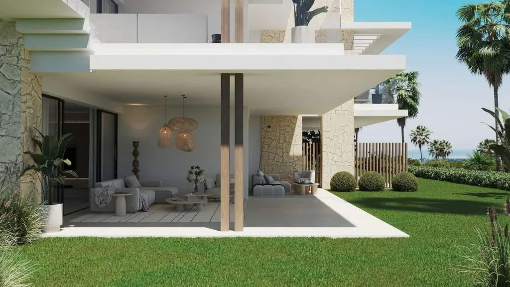 Terrasse - Off-Plan Luxury Apartment with Sea Views in Estepona