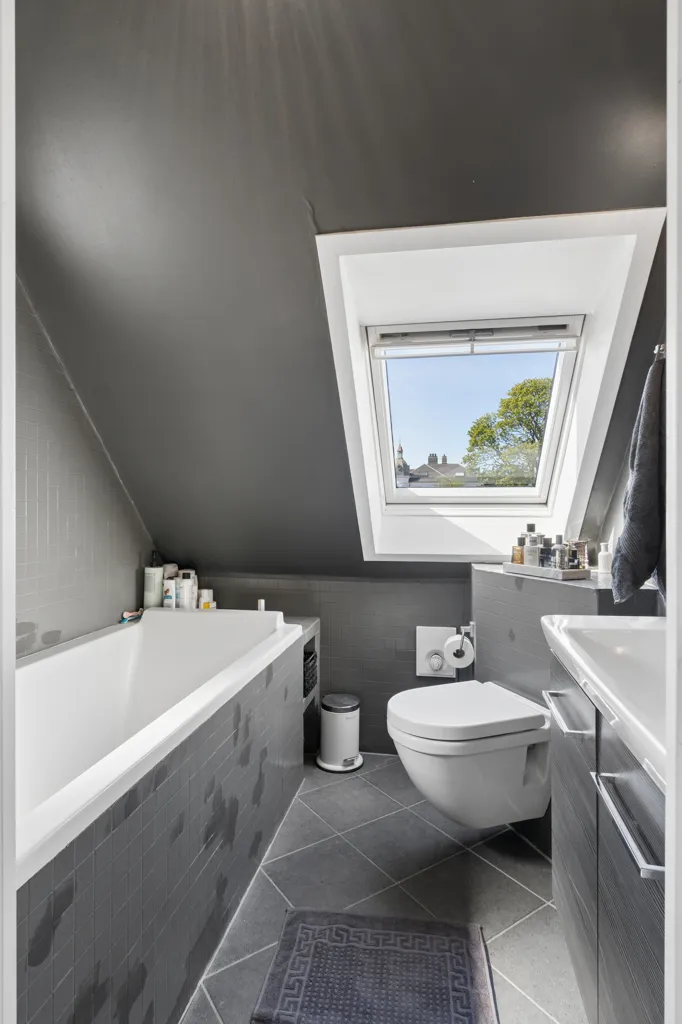 Salles de bain - Rowhouse with Terrace near Strandvej, Hellerup