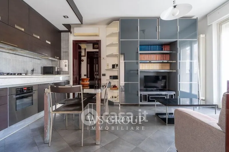 Kitchen - Modern Bilocale with Balcony in Monza