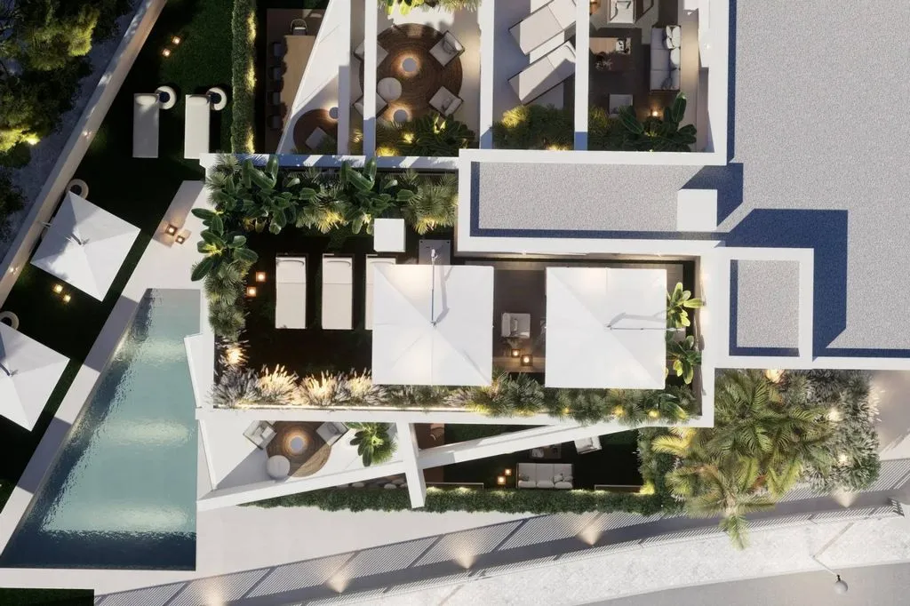 Õhuvaade - Modern Flat with Pool in Torremolinos