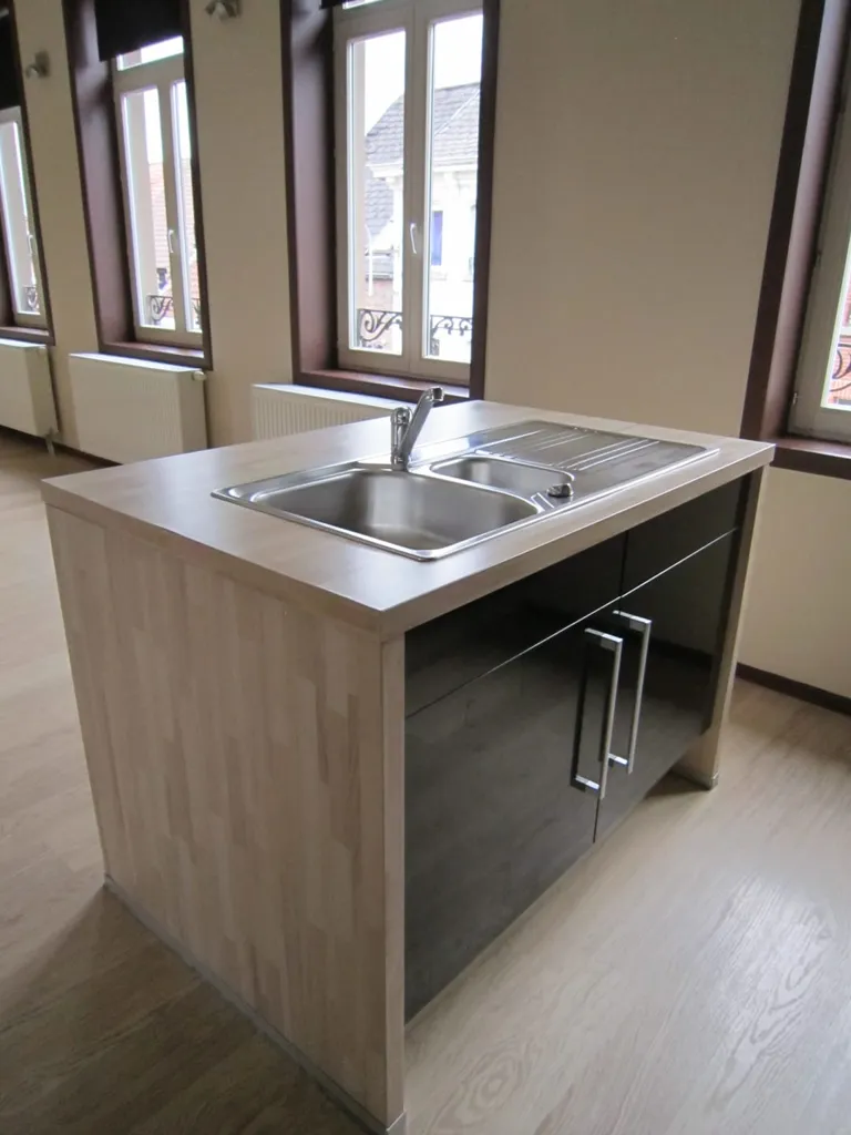 Cucina - Duplex in Renovated Historic Building, Zottegem