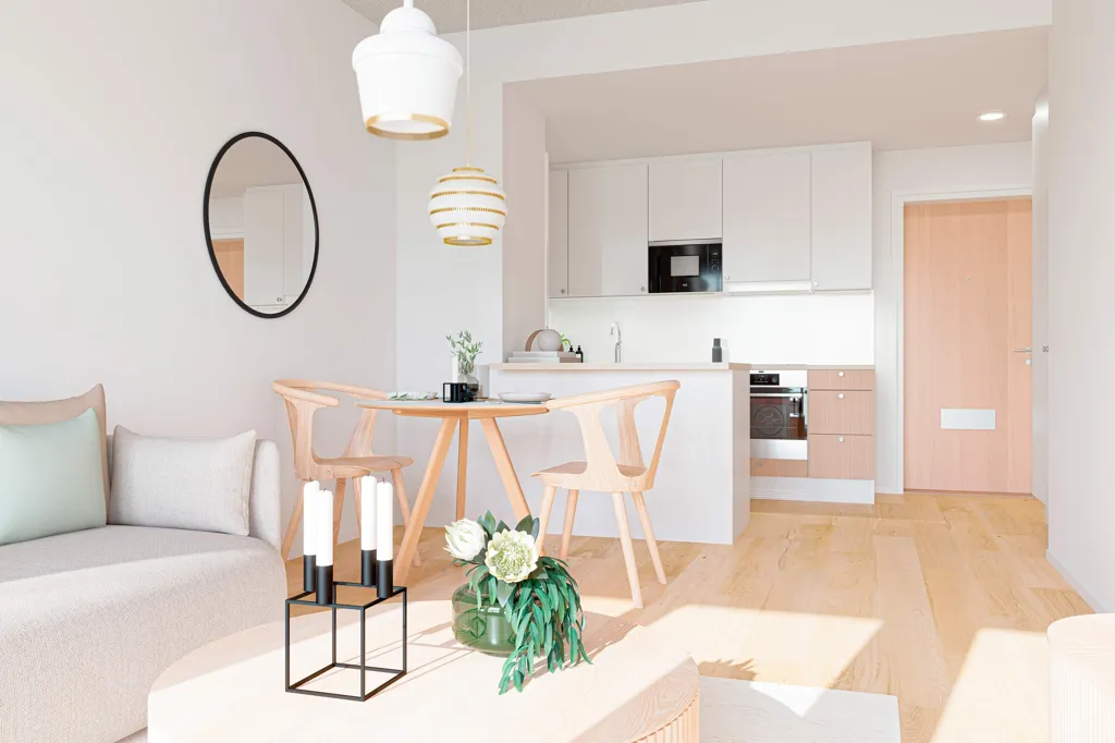 Séjour - New Apartment with Sauna in Raisio