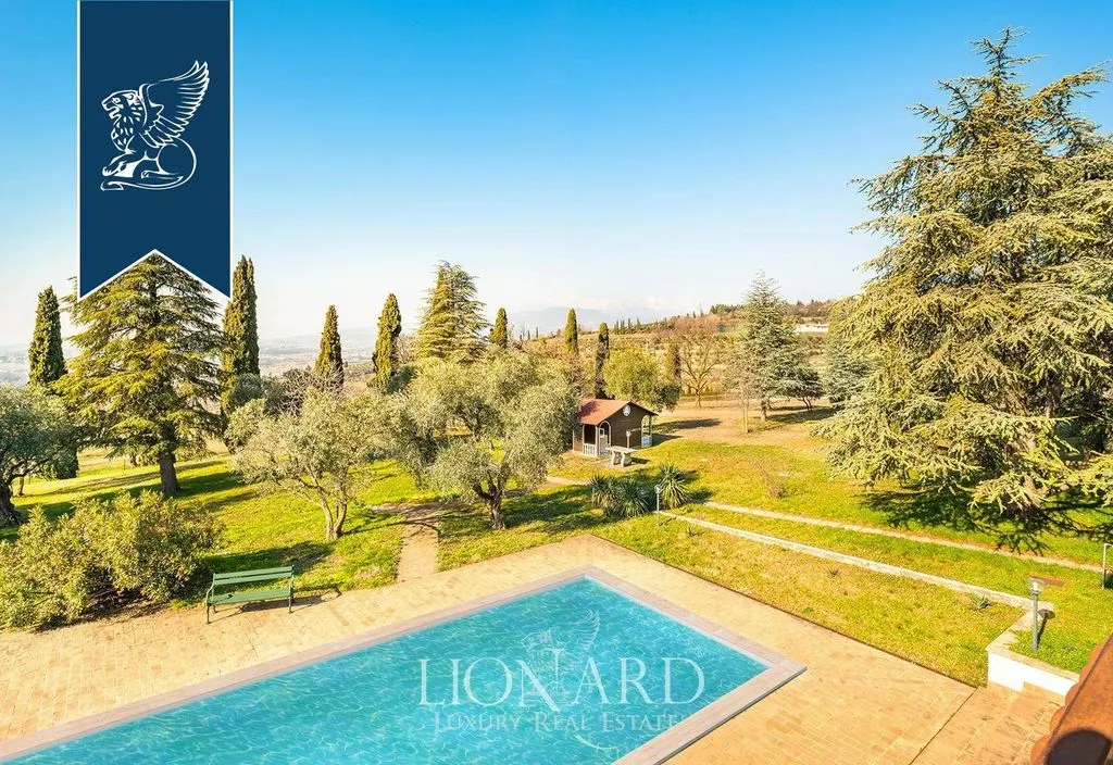 Vue aérienne - Luxury Villa with Pool and Park in Verona