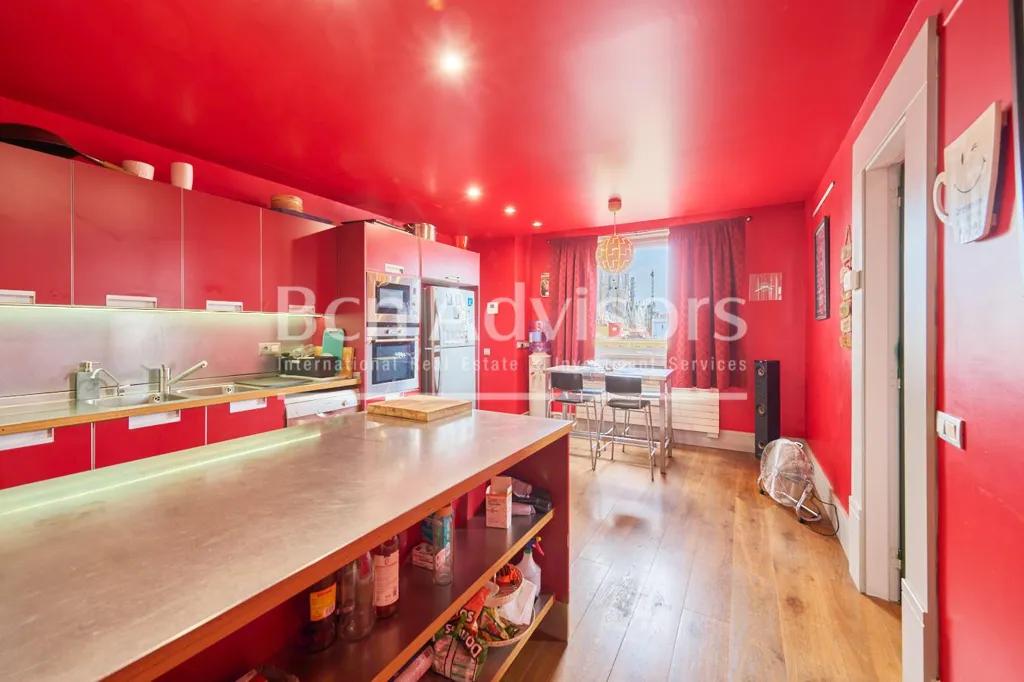 Köök - Penthouse with Rooftop Pool in Dreta de l'Eixample, Barcelona