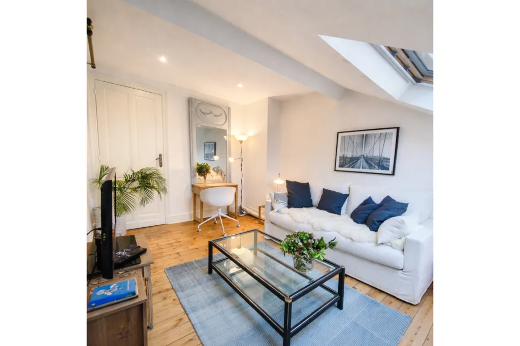 Séjour - Appartement Meublé avec Vue Nord à Woluwe-Saint-Pierre