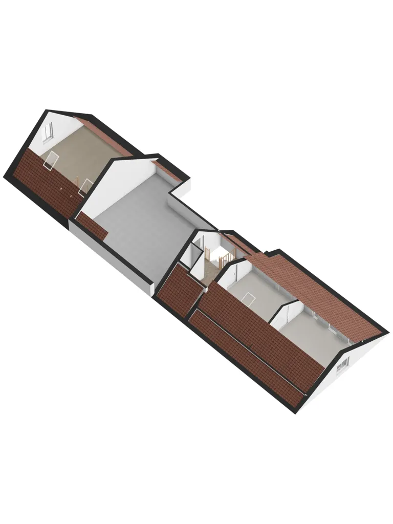 Planimetria - Spacious Detached House with Balcony in Nieuwdorp
