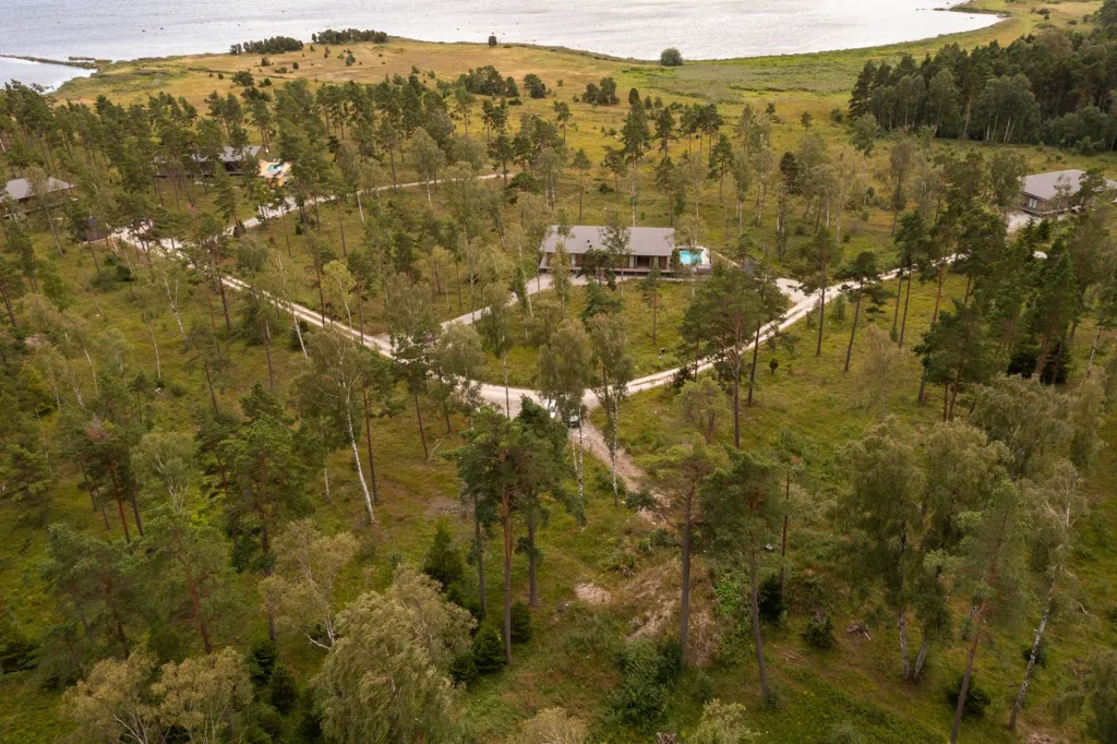 Õhuvaade - Plot with Sea View in Boge Friggars