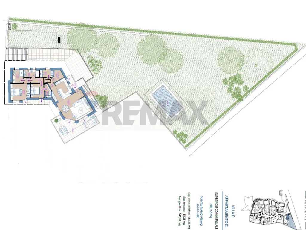 Plan - Trilocale with Lake View in Verbania