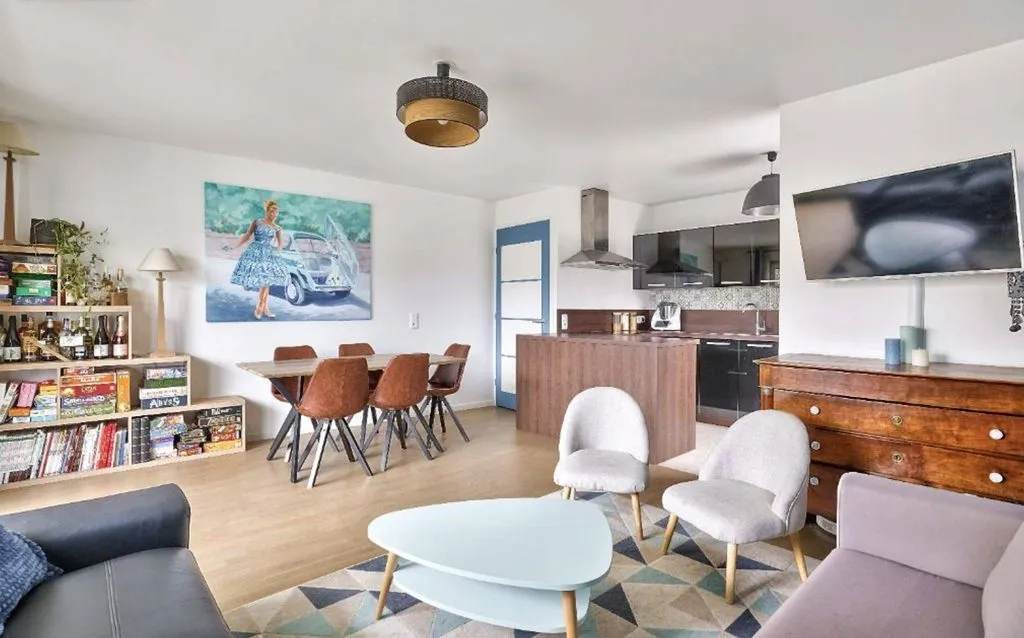 Séjour - Appartement T2 Lumineux à Colombes