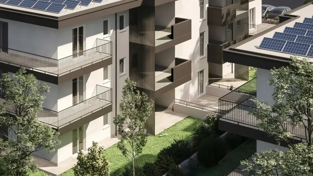 Aerial - Trilocale with Eco-Friendly Features in Montichiari