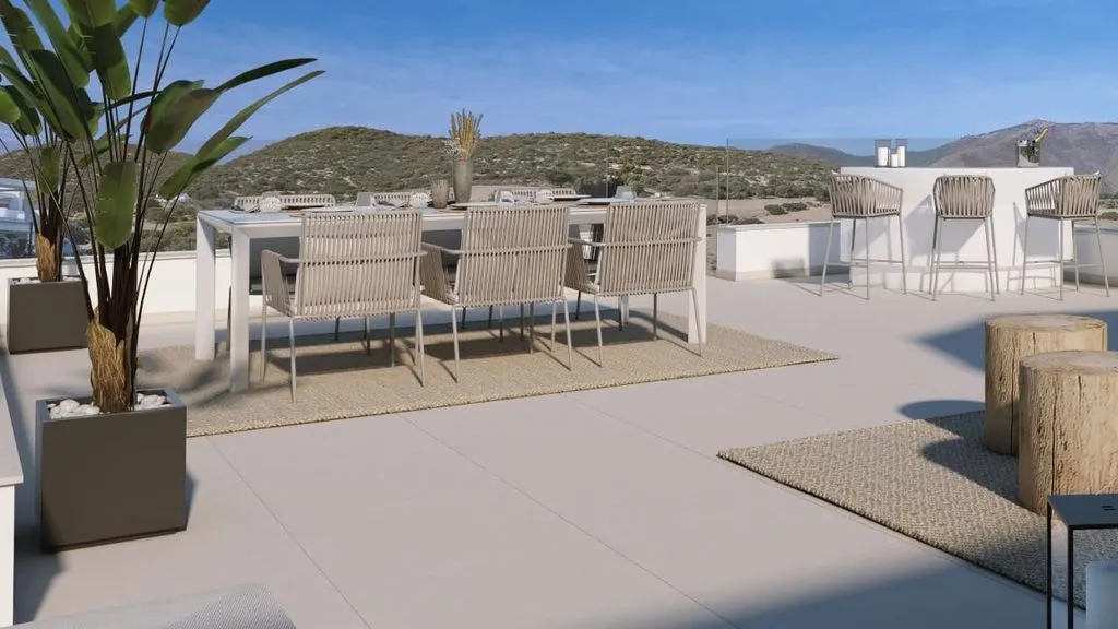 Terrasse - Luxury Flat with Lake View in Casares