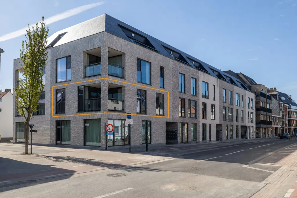 Extérieur - Appartement moderne avec terrasse près de la mer à Lombardsijde