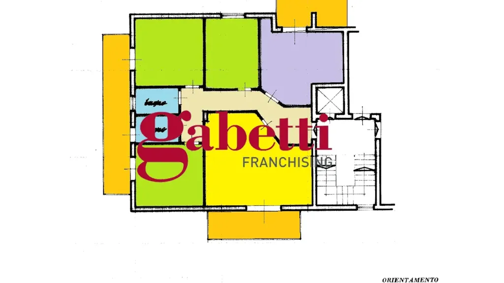 Plan - Apartment with Triple Balcony in San Nicola La Strada