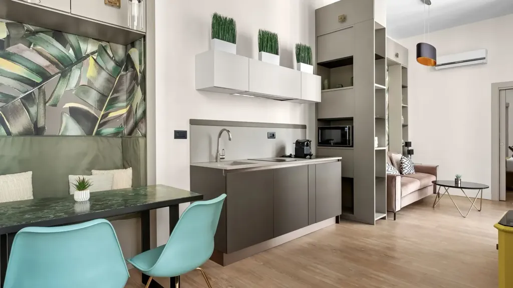 Living Room - Fully Furnished Flat in Historic Centre, Naples