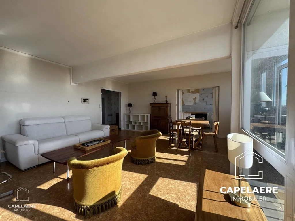 Séjour - Appartement avec Balcon et Garage au Pied du Parc Barbieux à Roubaix