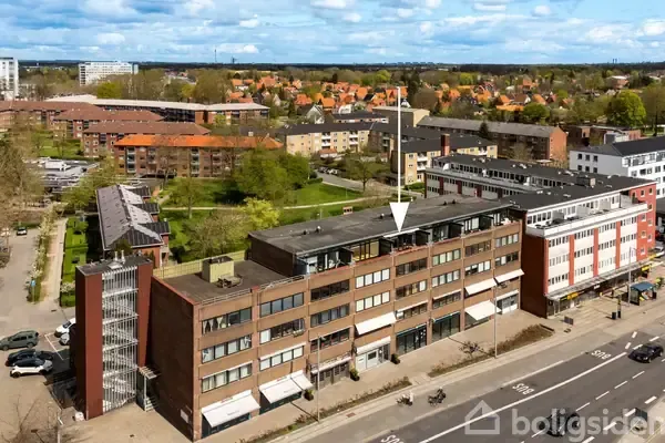 Õhuvaade - Penthouse with Private Terrace in Glostrup