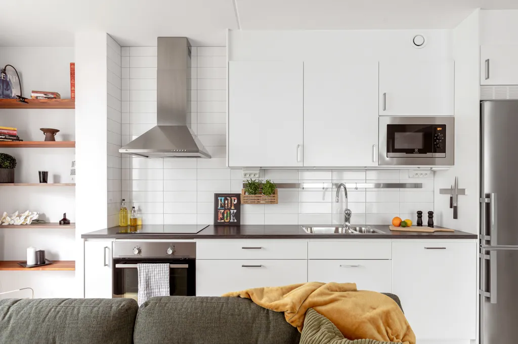 Cucina - Corner Flat with Balcony in Göteborg