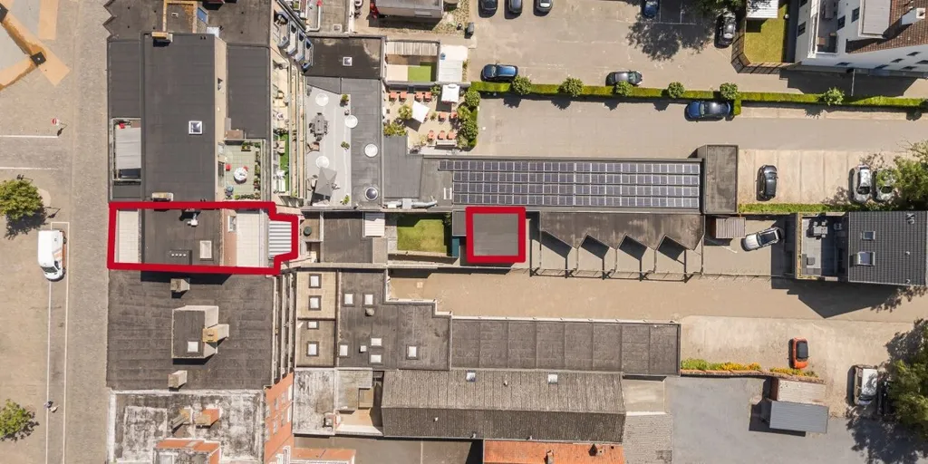 Vue aérienne - Duplex avec Vue sur la Place à Deinze