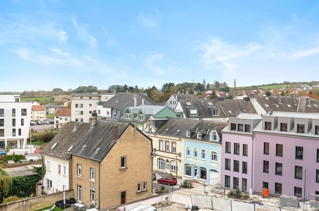 Vue aérienne - Appartement Loft avec Balcons Sud à Mondorf-les-Bains