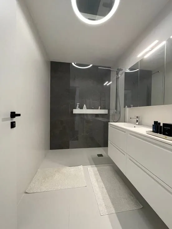 Salles de bain - Duplex Rénové avec Balcon Sud à Louer