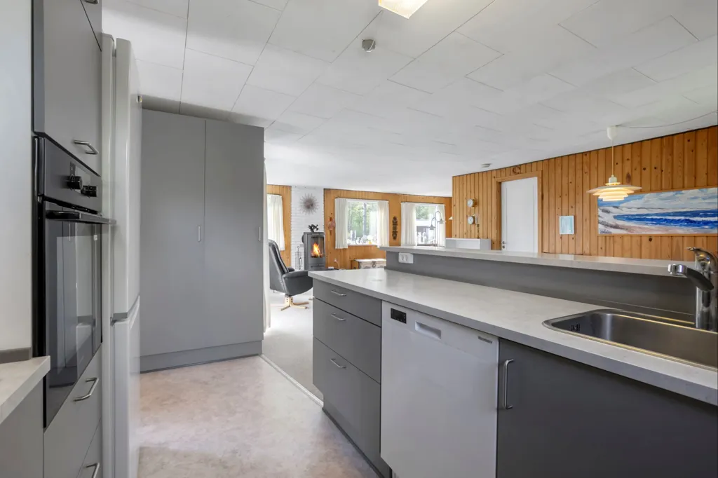 Köök - Classic Holiday Home with Garden in Hou
