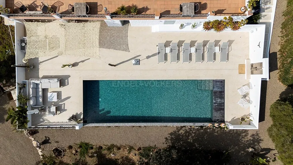 Vue aérienne - Renovated Villa with Sea View in Vall-Llobrega