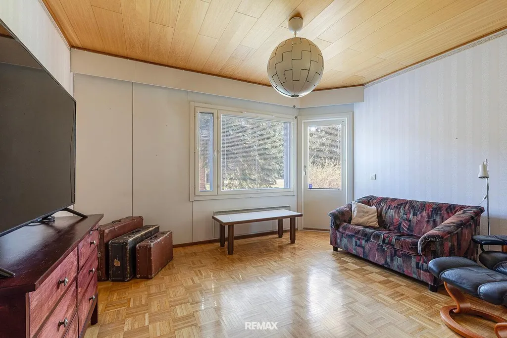 Séjour - End-Unit Apartment with Sauna in Tarvasjoki Centre