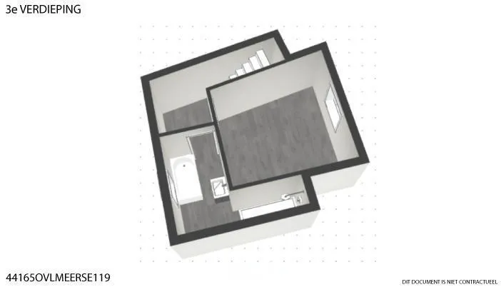 Plaan - Duplex Apartment with Terrace in Nevele