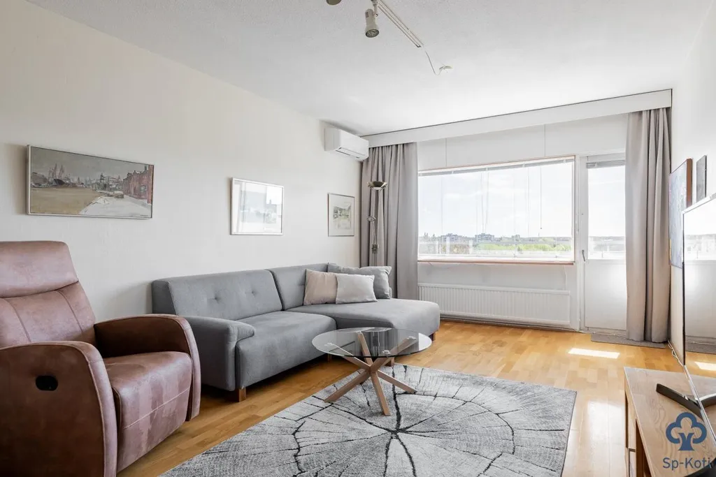 Séjour - Corner Apartment with Balcony in Turku Ilpo