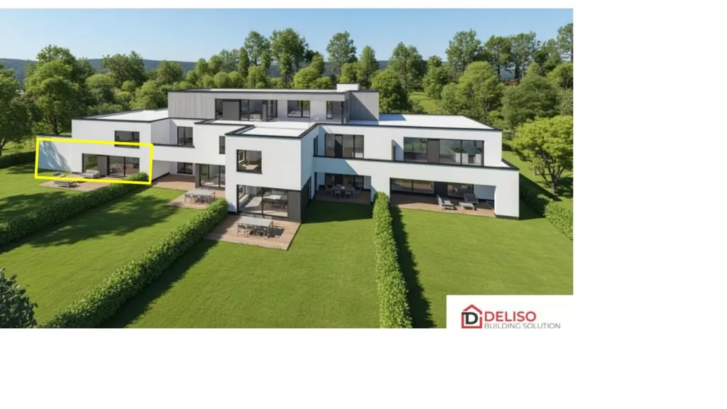 Aerial - Zero-Energy Apartment with Terrace in Butgenbach