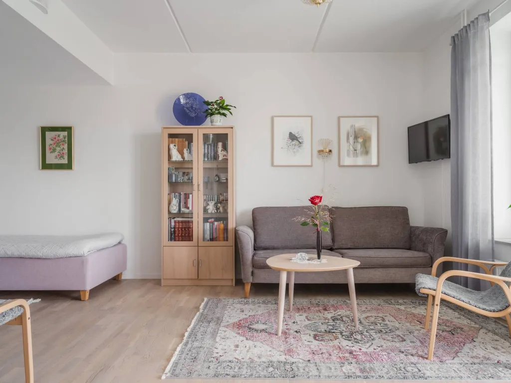 Séjour - Modern Studio Flat with Balcony in Gotland