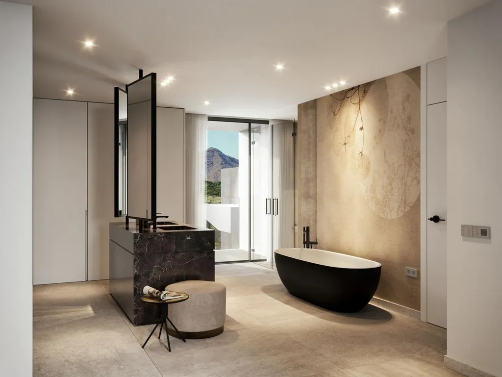 Salles de bain - Luxury Apartment with Pool in Casares