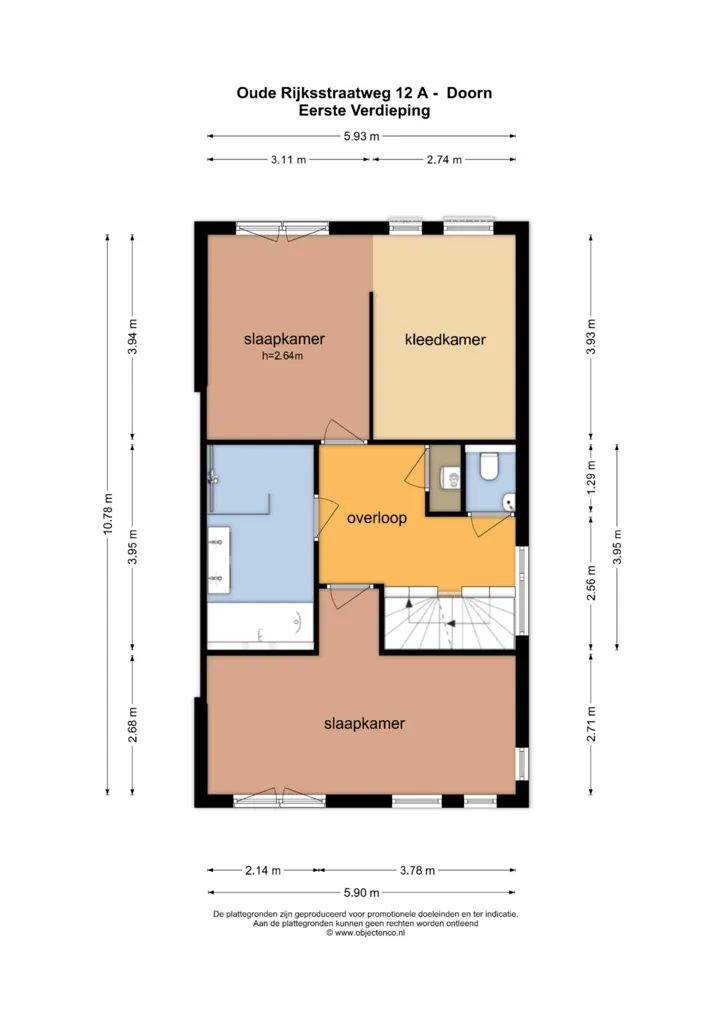 Plan - Modern Half-Detached House with Garden in Doorn