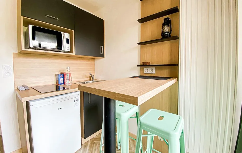 Cuisine - Appartement Meublé dans Résidence Étudiante à Saint-Étienne