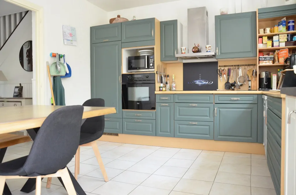 Kitchen - Family House with Veranda in Mesnil Sevin