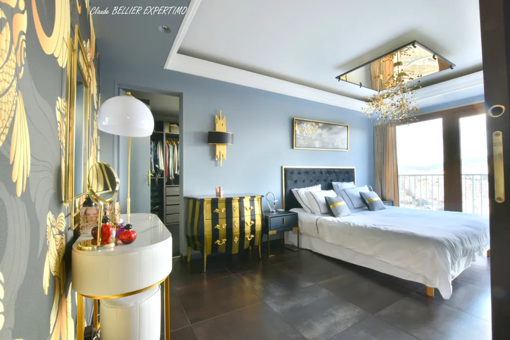 Chambres - Appartement T4 Rénové avec Vue Panoramique à Marseille