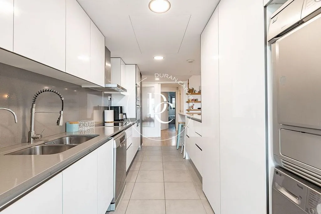 Köök - Apartment with Pool and Terrace in Vallpineda