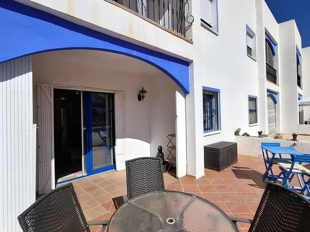 Terrasse - T2 Apartment with Pool in Los Gallardos