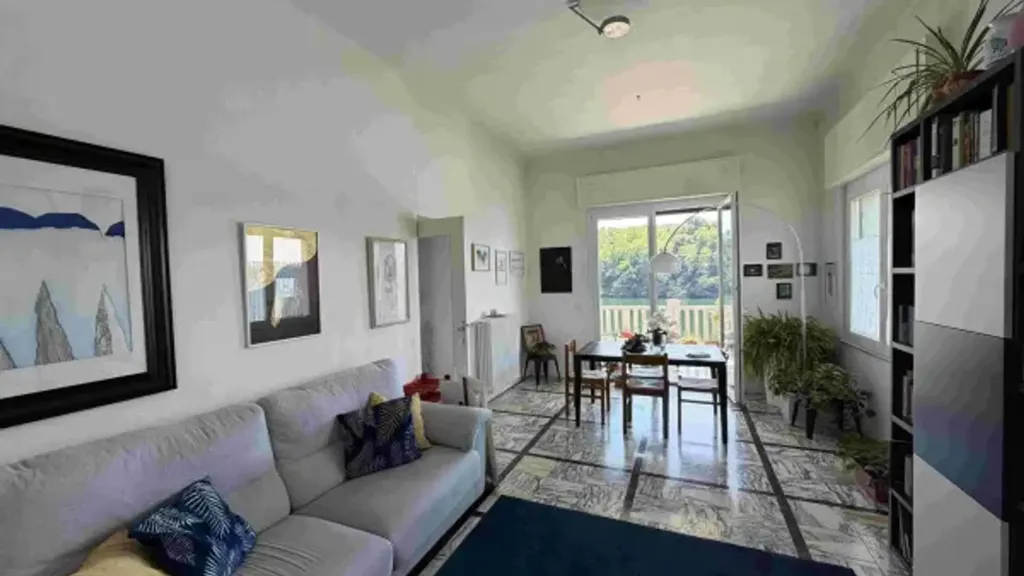 Séjour - Riverfront Apartment with Terrace in Sesto Calende